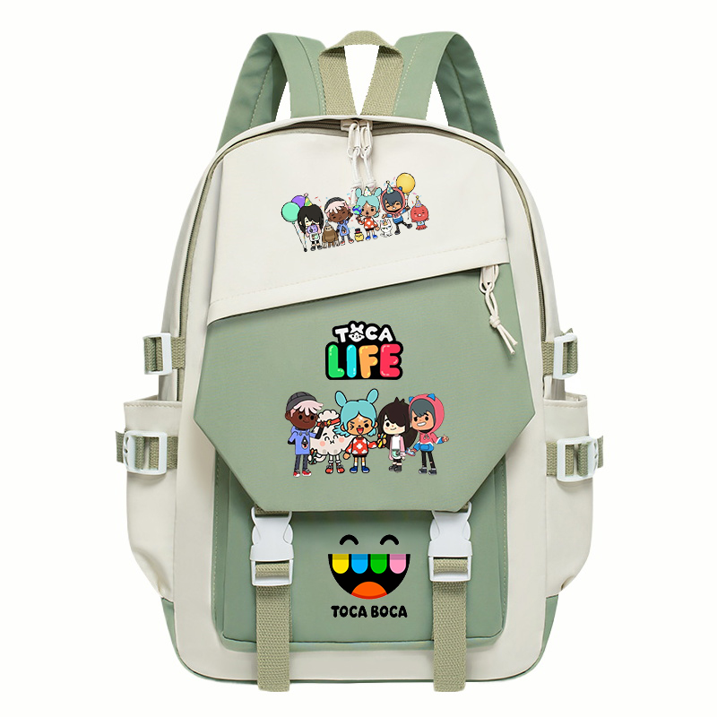Toca Life World Print Backpack - огляд і ціна Korean Girl Lifestyle