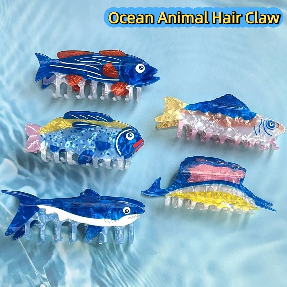 Hairpin Ocean Animal Hair Claw - огляд і ціна Korean Girl Lifestyle