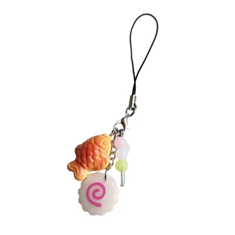 Cute Acrylic Pink Squid Roll P - огляд і ціна Tteokbokki Rice Cake